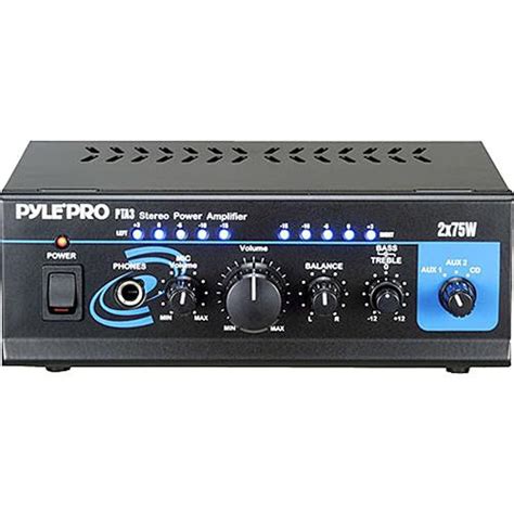 Pyle Pro PTA3 150W Stereo Power Amplifier PTA3 B H Photo Video