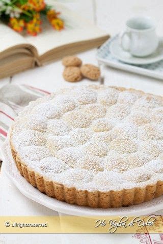 Crostata Di Amaretti Crema E Amarene Ho Voglia Di Dolce Dolci