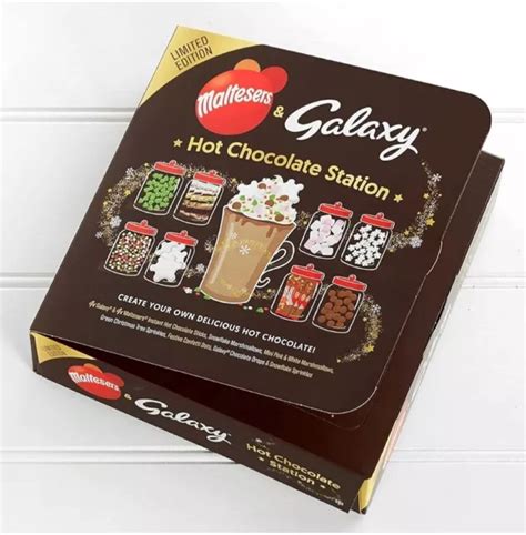 X Christmas Maltesers Galaxy Hot Chocolate Marshmallows Station