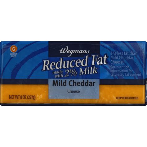 Wegmans Reduced Fat Mild Cheddar Cheese Oz Delivery Or Pickup Near