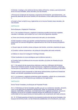 Ley Forestal PDF