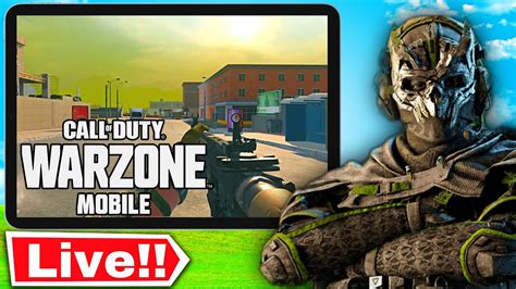 WARZONE MOBILE LIVE STREAM ON IOS CALL OF DUTY WARZONE MOBILE