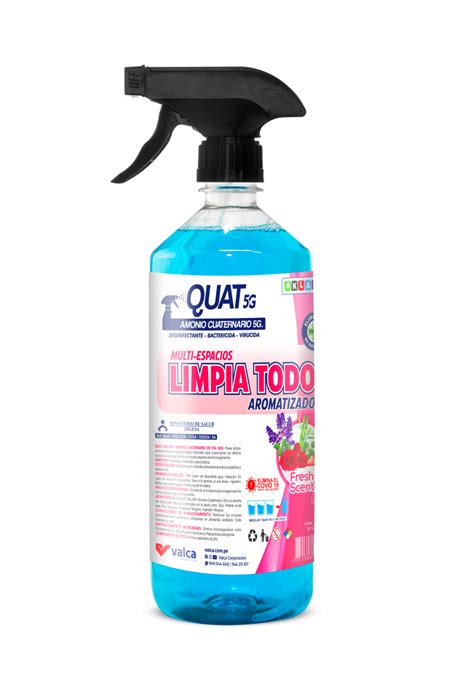 QUAT 5G AMONIO CUATERNARIO SPRAY AKLARY 1 L Corporación Valca