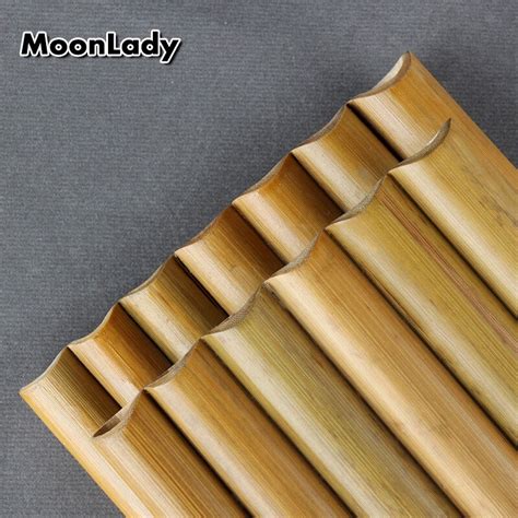 Pipes Pan Flute Double Pipes Bamboo Pan Pipe Traditional Woodwind