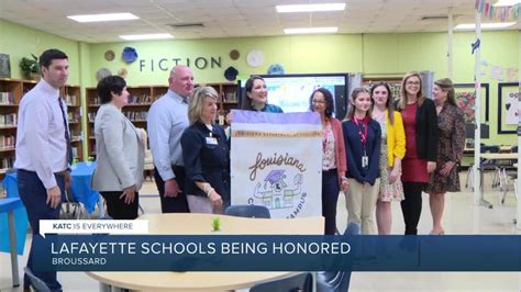 Lafayette Parish Schools honored by Department of Education