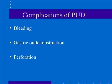 Complications of pud | PPT