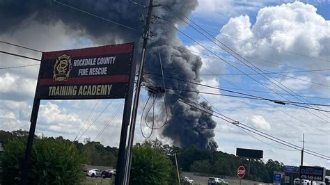 Georgia chemical plant fire prompts evacuation alert