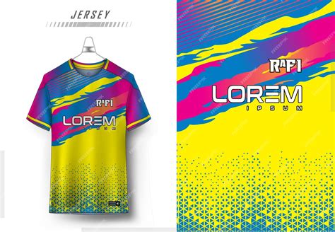 Premium Vector Vector Mock Up Background For Sports Jerseys Race