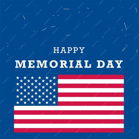 Premium Vector Happy Memorial Day Background Design Free Vector National American Holiday