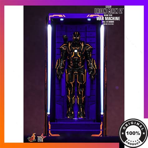 HOT TOYS Iron Man Neon Tech War Machine HALL OF ARMOR Miniature Collectible Shopee Malaysia