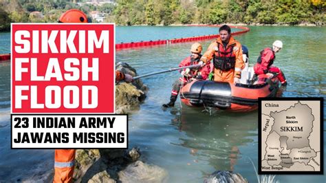 Sikkim Flash Flood 23 Indian Army Jawans Missing What Is Cloud