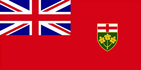 Buy Ontario Flag Online Printed And Sewn Flags 13 Sizes