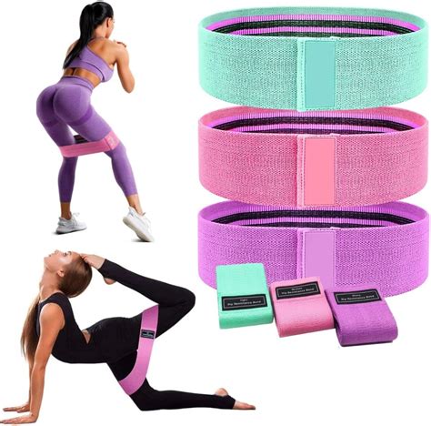 Kit 3 Faixa Elastica Hip Mini Band Treino Exercicio Academia Cores E