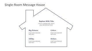 Single Message House Powerpoint Templates Slidemodel