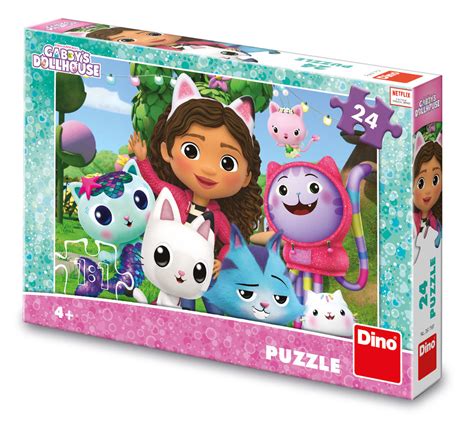 Koci Domek Gabi Puzzle Gabi I Przyjaciele 24 Elementy Obrazek 26x18 Cm