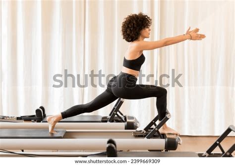 full body side view fit woman stock photo  shutterstock