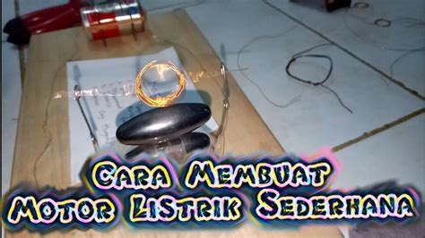 Cara Membuat Motor Listrik Sederhana YouTube