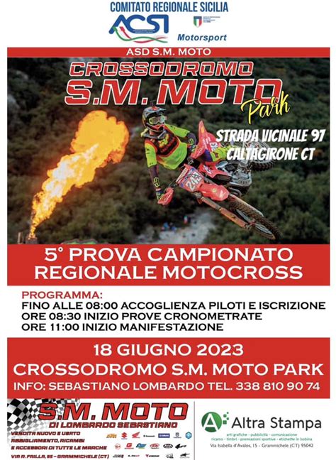 Motocross Esordio Assoluto Per Il Sm Moto E Per Il Suo Nuovo