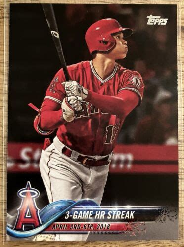 2018 Topps Update Highlight US189 Shohei Ohtani Rookie RC Los Angeles