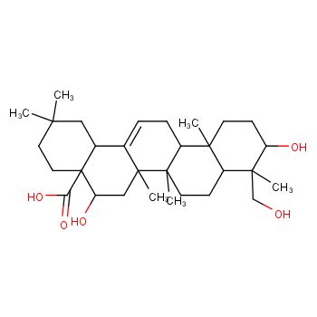 2α 3α 24 三羟基齐墩果烷 12 烯 28 酸 盖德化工网