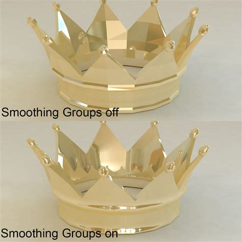 3d Model Crown Low Poly Style Vr Ar Low Poly Cgtrader