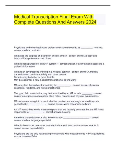 Career Step Medical Transcription Home Study Course Intermediate Transcription Advanced Transcription And 8