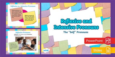 6th Gr Reflexive And Intensive Pronouns PowerPoint Slides