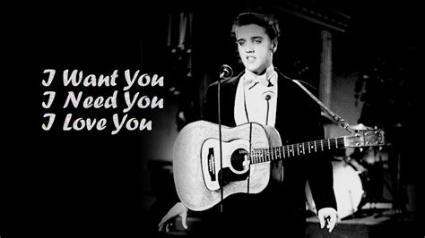 Elvis Presley I Want You I Need You I Love You The Steve Allen