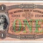 The National Bank Of Australasia One Pound The Right Note