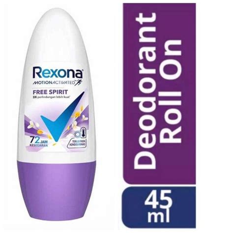 Rexona Free Spirit 45 Ml Ungu Lazada Indonesia