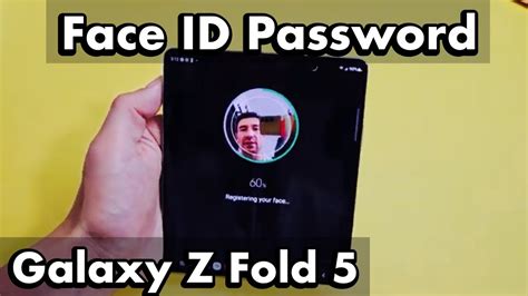 Galaxy Z Fold 5 How To Setup Face ID Password YouTube