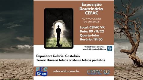 HAVERÁ FALSOS CRISTOS E FALSOS PROFETAS Gabriel Castelain YouTube