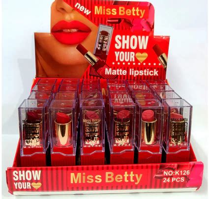 batom show  matte lipstick  betty