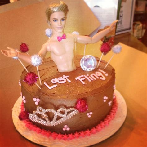 Bachelorette Cake Last Fling Before The Ring Ken Doll Bachelorette