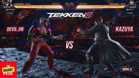 Tekken Aggressive Match Code Kazuya Vs My Devil Jin Youtube