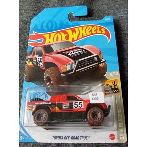 Jual Hot Wheels Toyota Off Road Truck Baja Blazers No 55 Red Shopee