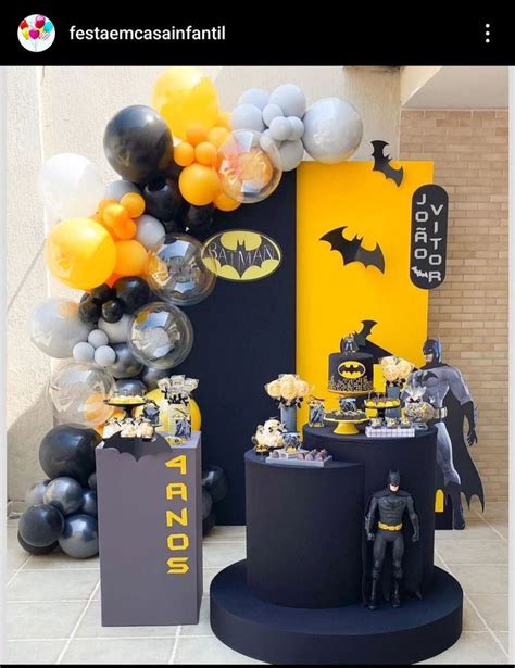 Pin De Renan Pego Em Festa Batman Em Festas De Anivers Rio