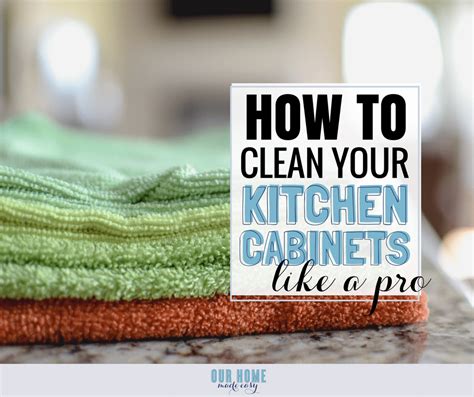 The Simplest Way To Clean Kitchen Cabinets Clean Kitchen Clean