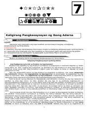 Q1 Wk 7 Modyul 4 Docx FILIPINO Wika At Q1 IKAPITONG LINGGO MODYUL 4