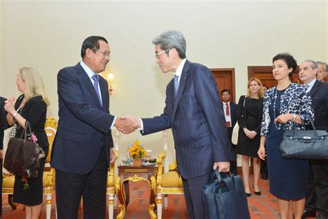 Le PM cambodgien reçoit la Directrice générale de l UNESCO ករសងពតមន