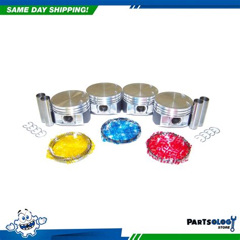 DNJ PRK311 Piston And Ring Kit For 94 98 Saturn SC2 SL2 SW2 1 9L L4