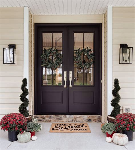 Modern French Farmhouse 6 Lite Double Doors | Modern french farmhouse
