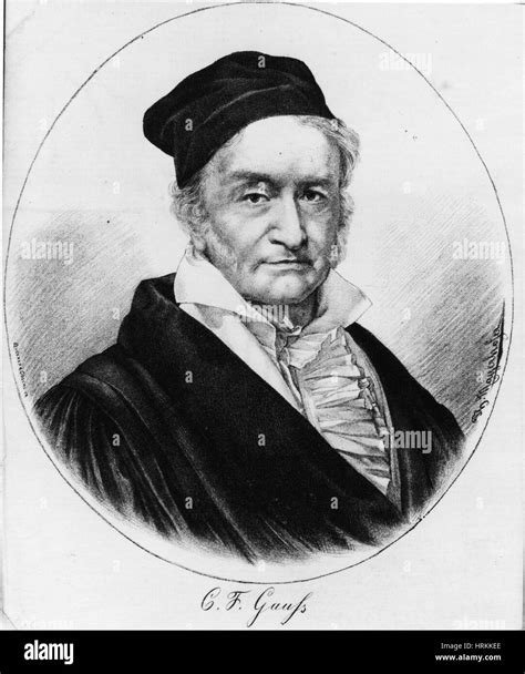 Carl Friedrich Gauss Mathématicien Allemand Photo Stock Alamy