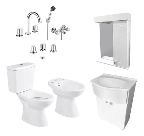 Set Baño Roca Capea Vanitory Peinador Griferias Baño