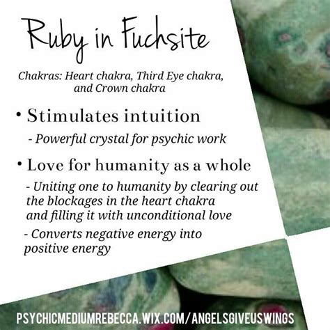 Ruby In Fuchsite Crystal Meaning Crystal Healing Stones Ruby In