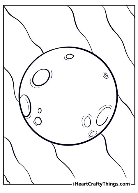 Full Moon Coloring Pages For Kids