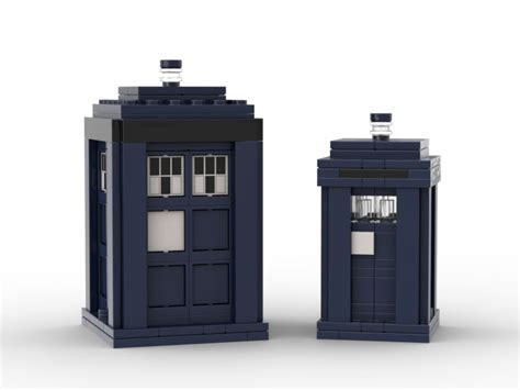 LEGO Tardis Exteriors (v1) by GamingSun052 on DeviantArt