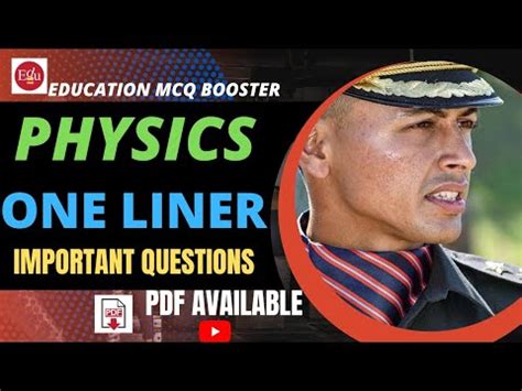 Top Physics Important One Liners Questions Acc Acc Accexam