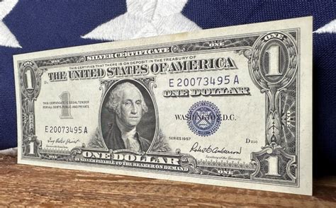 The 1957 Silver Certificate A Piece Of American History