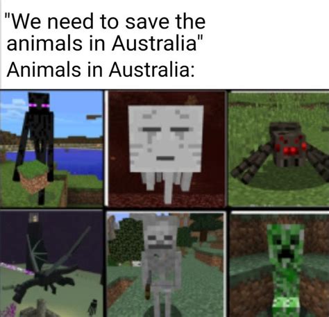 Australia R Minecraftmemes Minecraft Know Your Meme